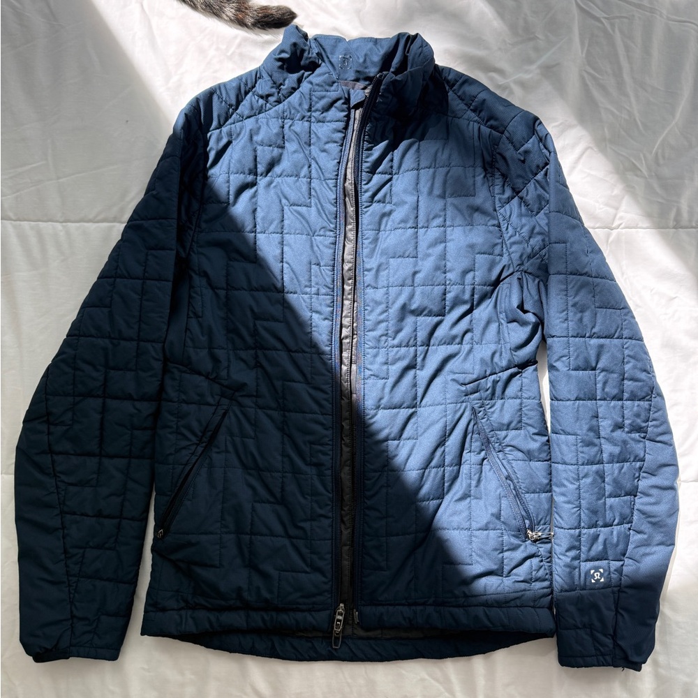Lululemon Men's Sky Loft Jacket - Navy Blue Quilted